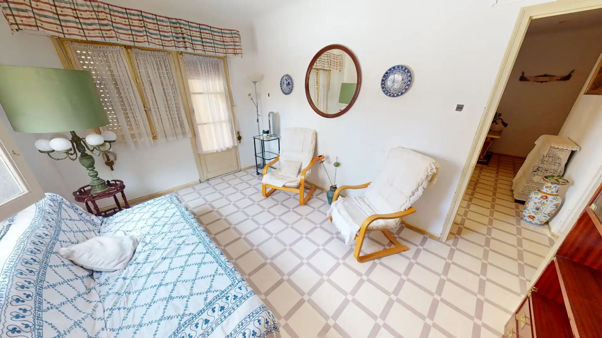 Schlafzimmer von Wohnung zum Verkauf in El Campello mit Möbliert, Ofen und Waschmaschine