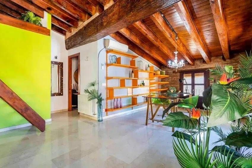 Sala d'estar de Àtic en venda en  Valencia Capital amb Aire condicionat, Calefacció i Traster
