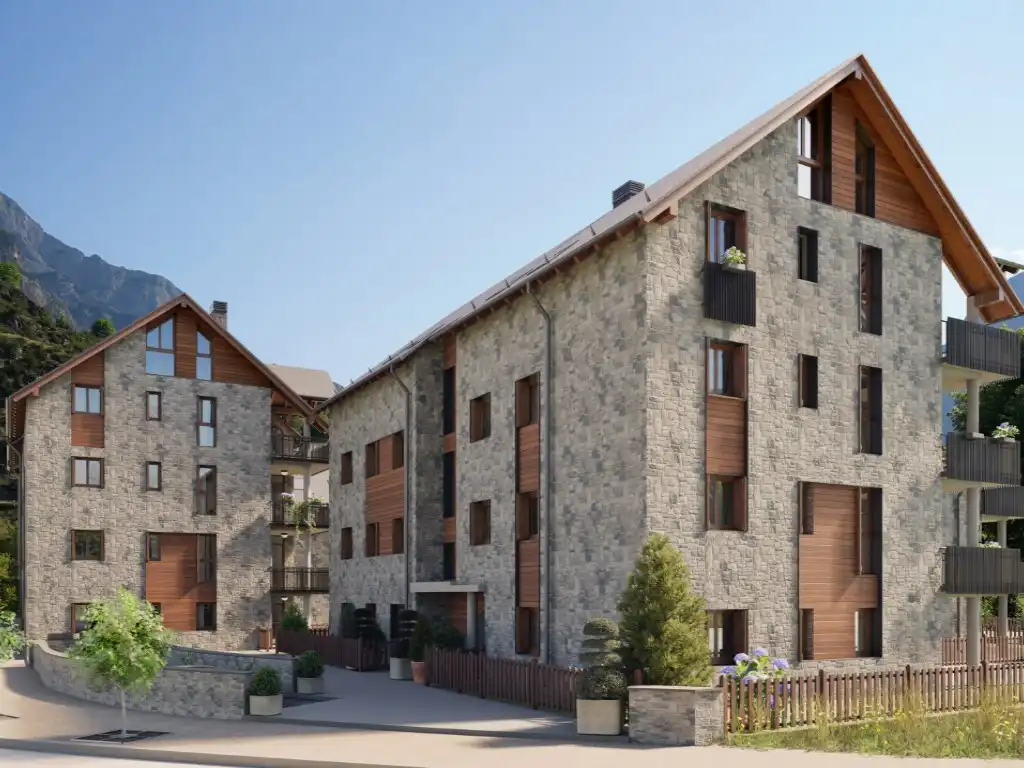 Vista exterior de Dúplex en venda en Benasque