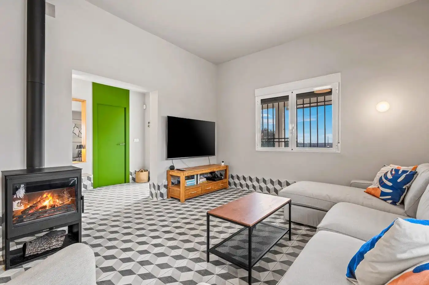 Sala d'estar de Casa o xalet en venda en Elche / Elx amb Jardí privat, Terrassa i Piscina