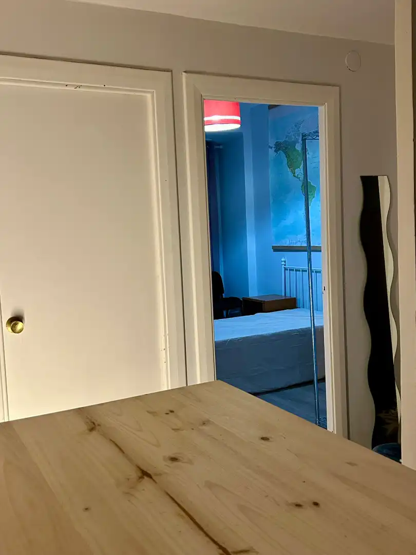 Schlafzimmer von Wohnung zur Miete in Zaragoza mit Heizung, Parkett und Möbliert