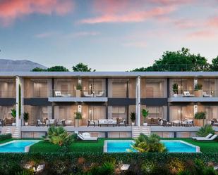 Exterior view of Single-family semi-detached for sale in Marbella  with Private garden, Terrace and Swimming Pool