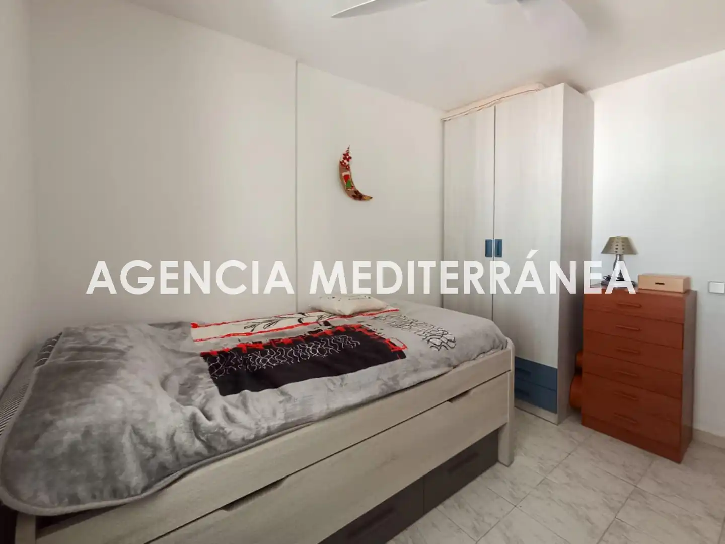 Dormitori de Apartament en venda en Santa Eulària des Riu amb Aire condicionat, Calefacció i Jardí privat