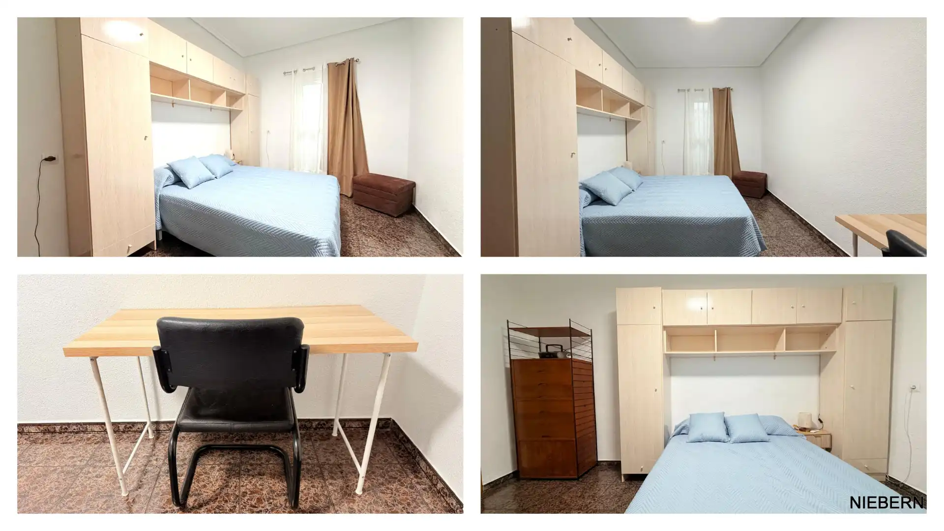 Dormitori de Casa o xalet de lloguer en Cartagena amb Aire condicionat, Terrassa i Moblat