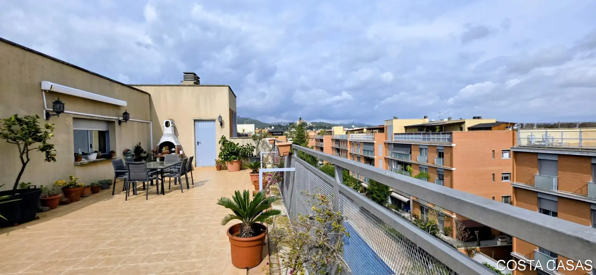 Terrace of Duplexes for sale in Castelldefels  with Air Conditioner, Heating and Parquet flooring