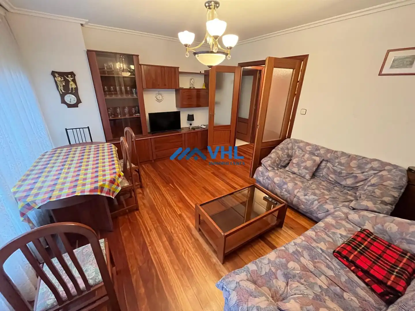 Wohnzimmer von Wohnung zur Miete in Castro-Urdiales mit Heizung, Terrasse und Möbliert