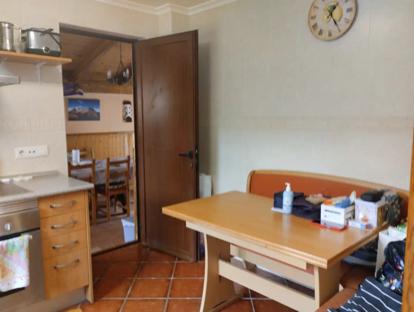 Cocina de Casa o chalet en venta en Hazas de Cesto con Calefacción, Jardín privado y Terraza
