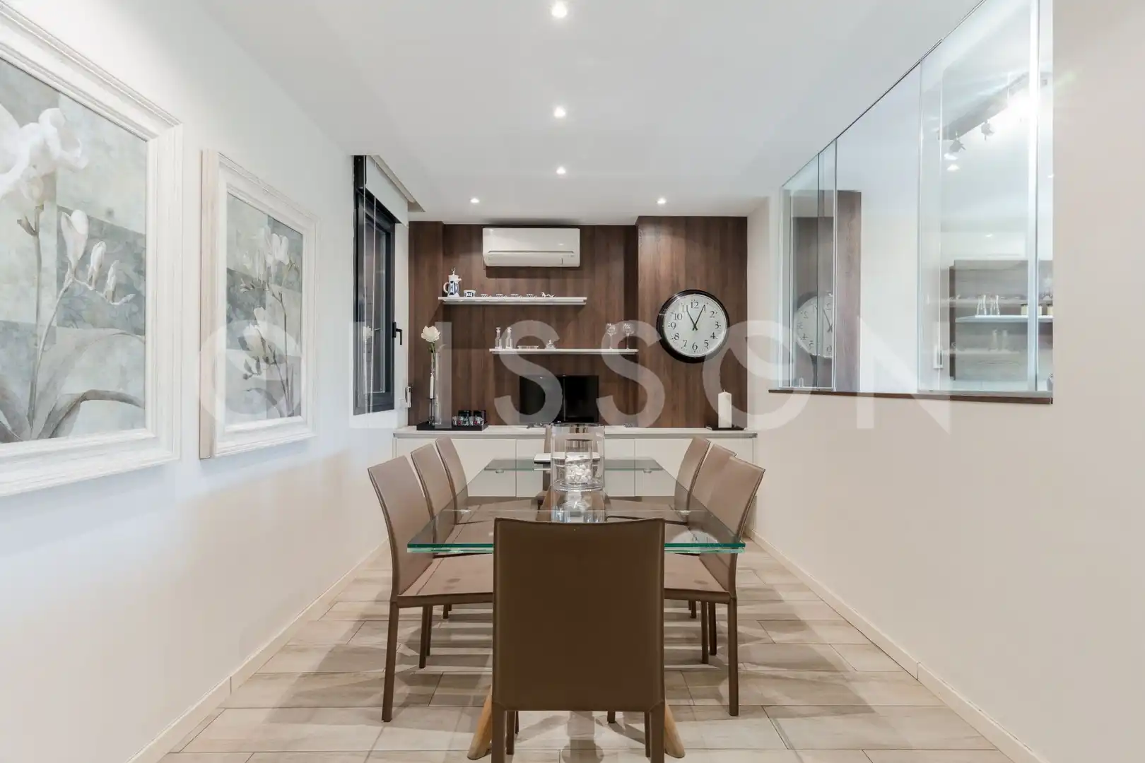 Dining room of Detached homes for sale in Madrid  with Air Conditioner, Heating and Private garden