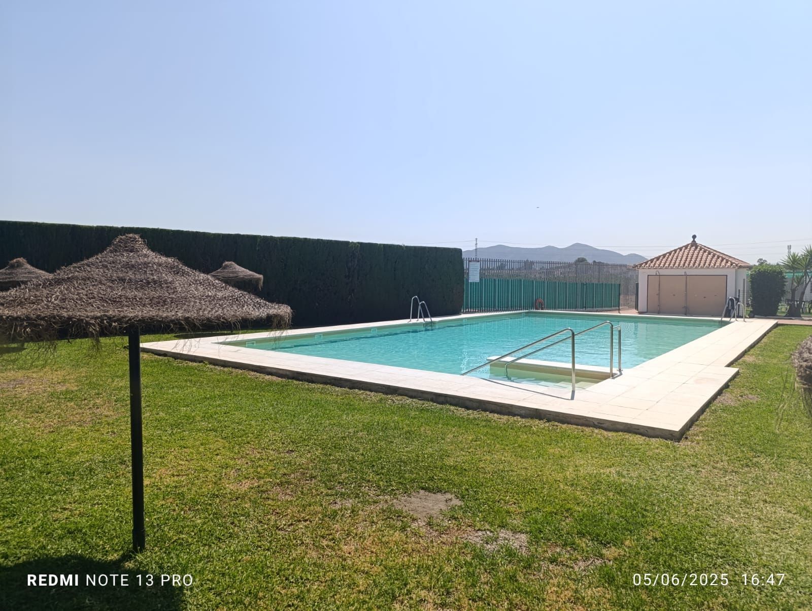 Swimming pool of Single-family semi-detached for sale in Málaga Capital  with Air Conditioner, Heating and Terrace