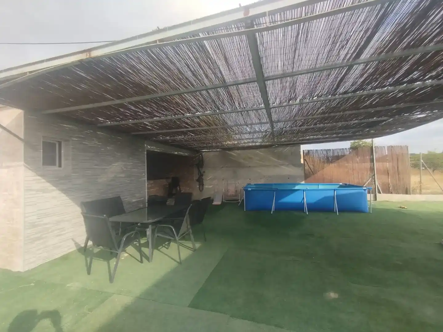 Terrassa de Finca rústica en venda en Albudeite amb Aire condicionat, Moblat i Forn
