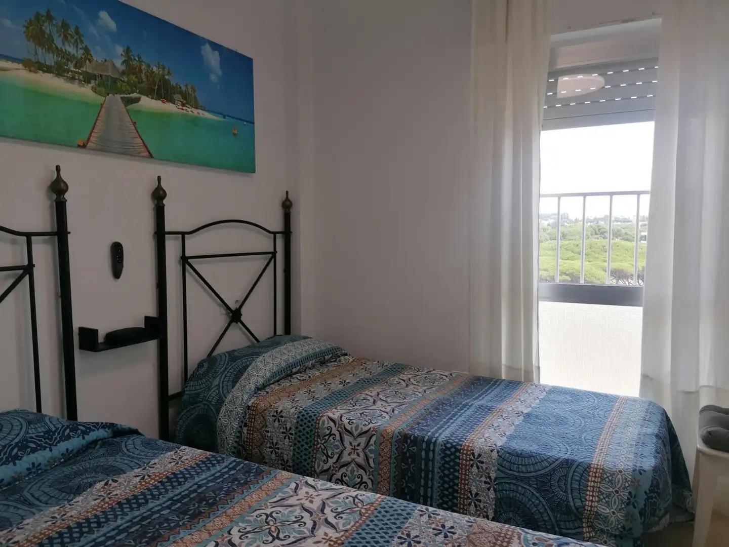 Schlafzimmer von Wohnung zur Miete in El Puerto de Santa María mit Klimaanlage, Terrasse und Möbliert