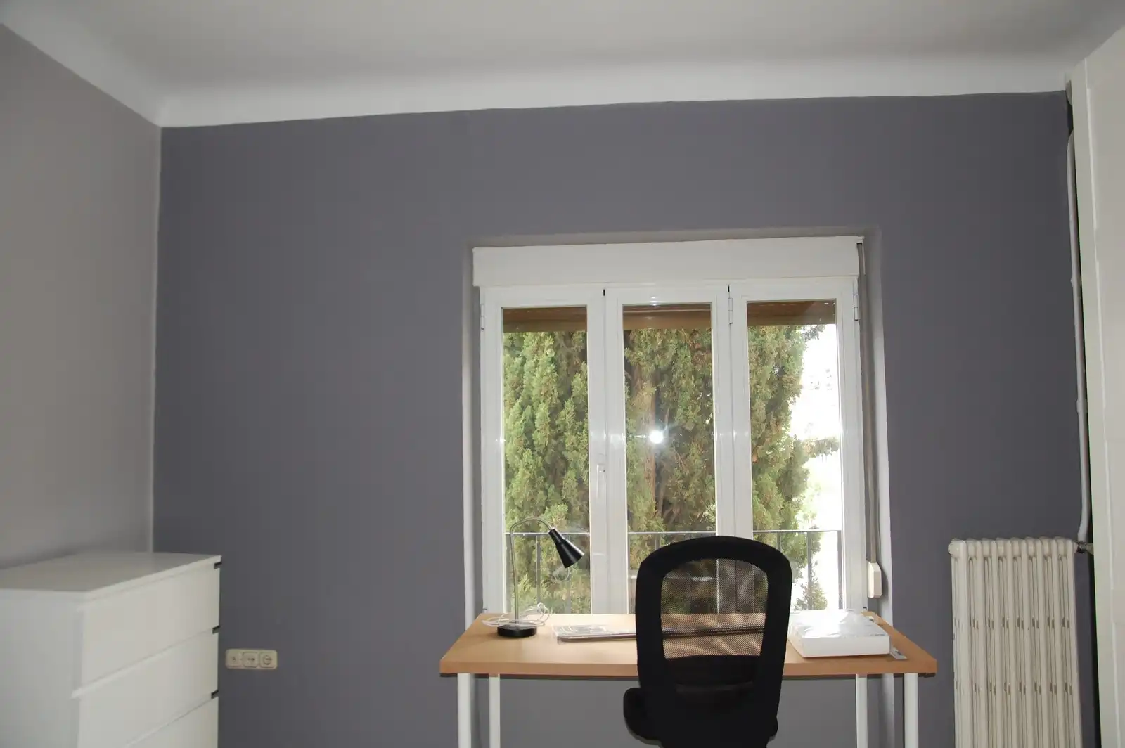 Bedroom of Flat for rent in Granada  with Heating, Terrace and Furnished