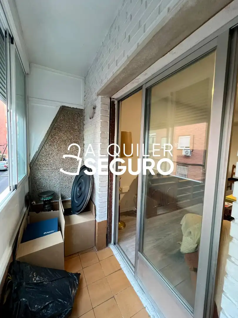 Terraza de Piso de alquiler en Alcobendas con Aire acondicionado