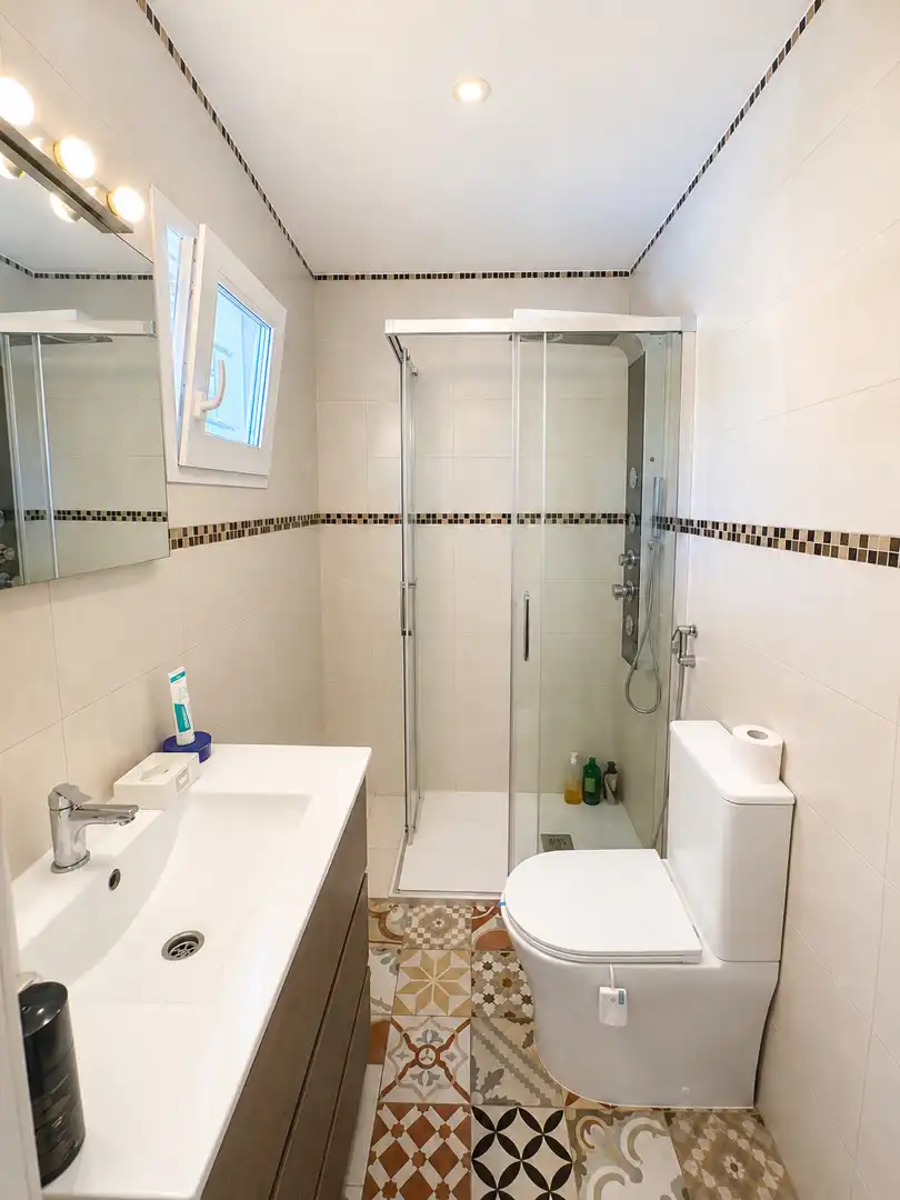 Bathroom of Houses for rent in Calvià  with Air Conditioner, Heating and Private garden