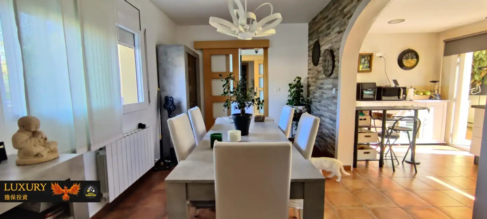 Comedor de Casa o chalet en venta en Cunit con Aire acondicionado, Calefacción y Jardín privado