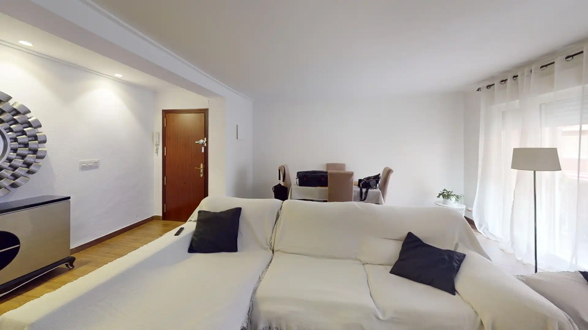 Sala de estar de Piso en venta en Elche / Elx con Aire acondicionado, Amueblado y Balcón