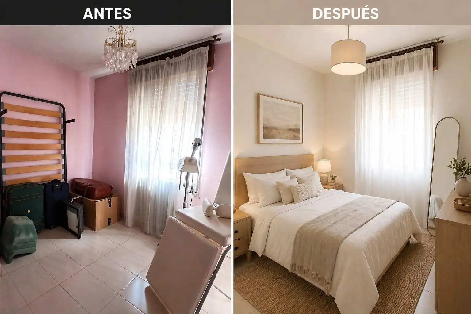 Schlafzimmer von Haus oder Chalet zum Verkauf in San Andrés del Rabanedo mit Abstellraum und Balkon