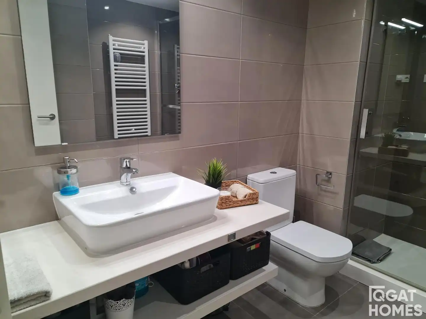 Bany de Pis de lloguer en Sant Cugat del Vallès amb Aire condicionat, Jardí privat i Terrassa
