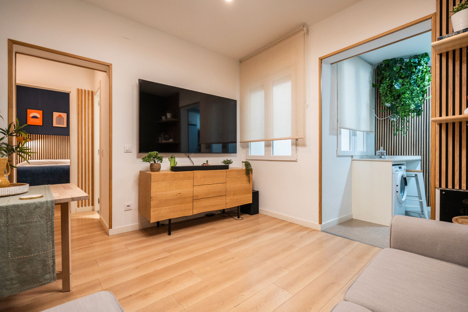 Sala de estar de Piso en venta en  Madrid Capital con Aire acondicionado y Calefacción