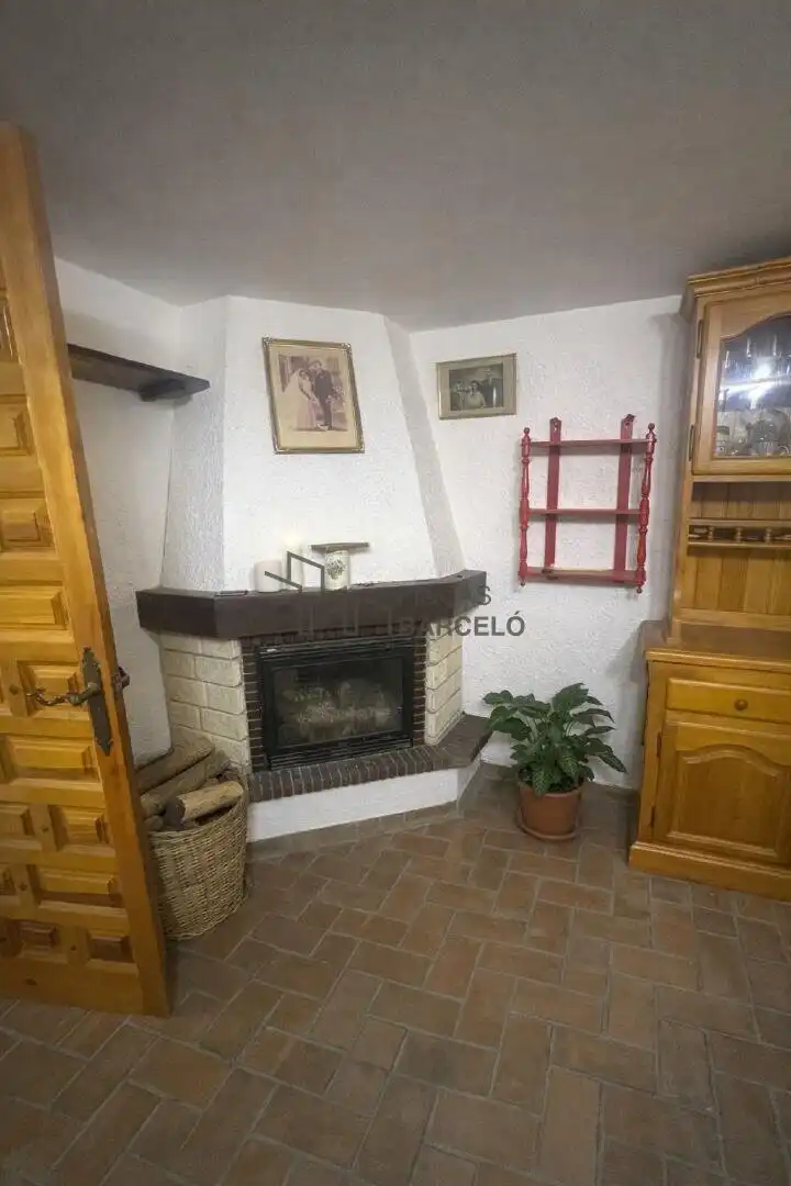 Sala de estar de Casa adosada en venta en Zaragoza