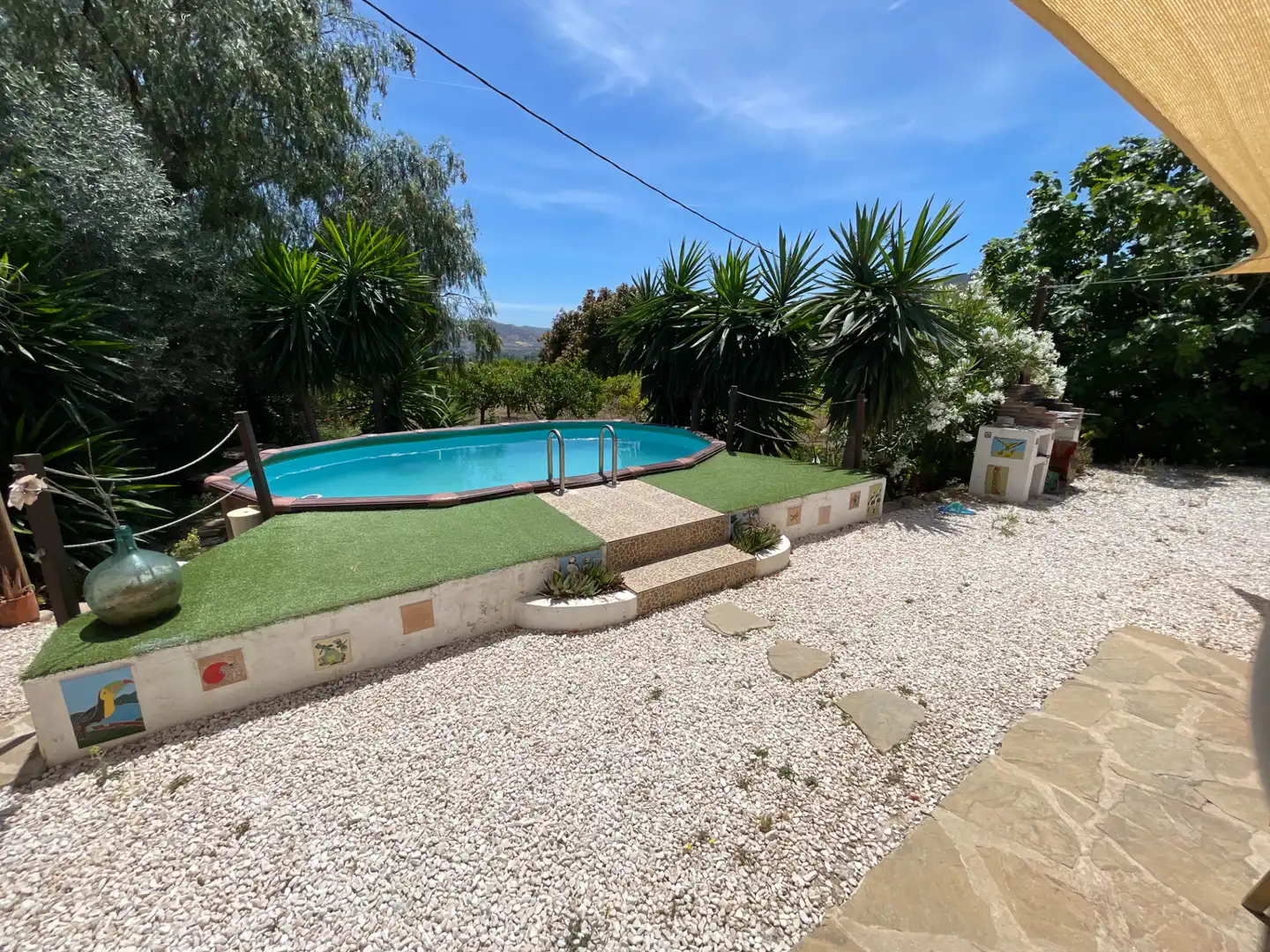 Piscina de Finca rústica en venda en Álora amb Aire condicionat, Calefacció i Jardí privat