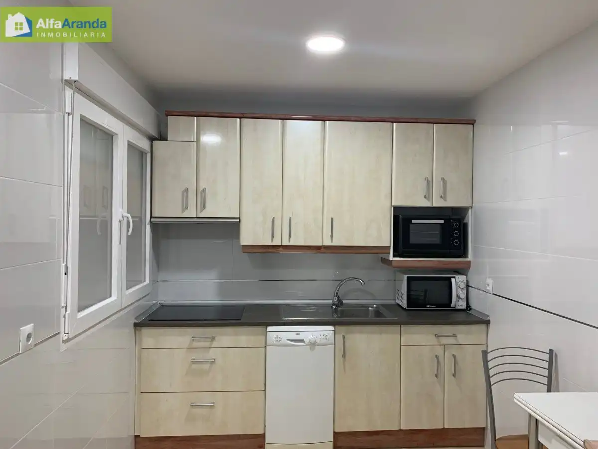 Kitchen of Flat for sale in Aranda de Duero  with Parquet flooring and Terrace