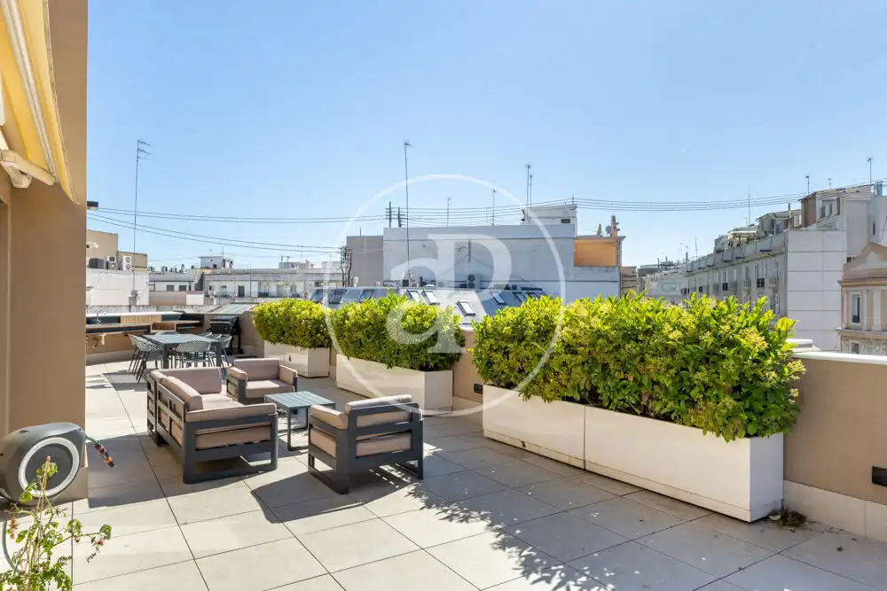 Terrace of Attic for rent in Valencia  with Air Conditioner, Heating and Terrace