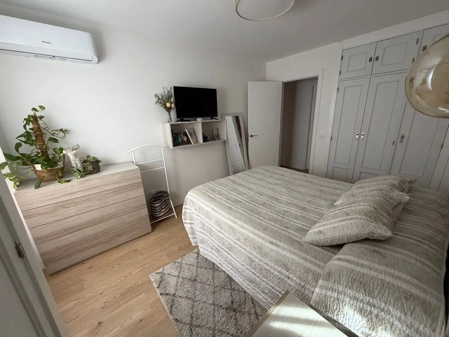 Bedroom of Flat for sale in Getafe  with Air Conditioner and Terrace