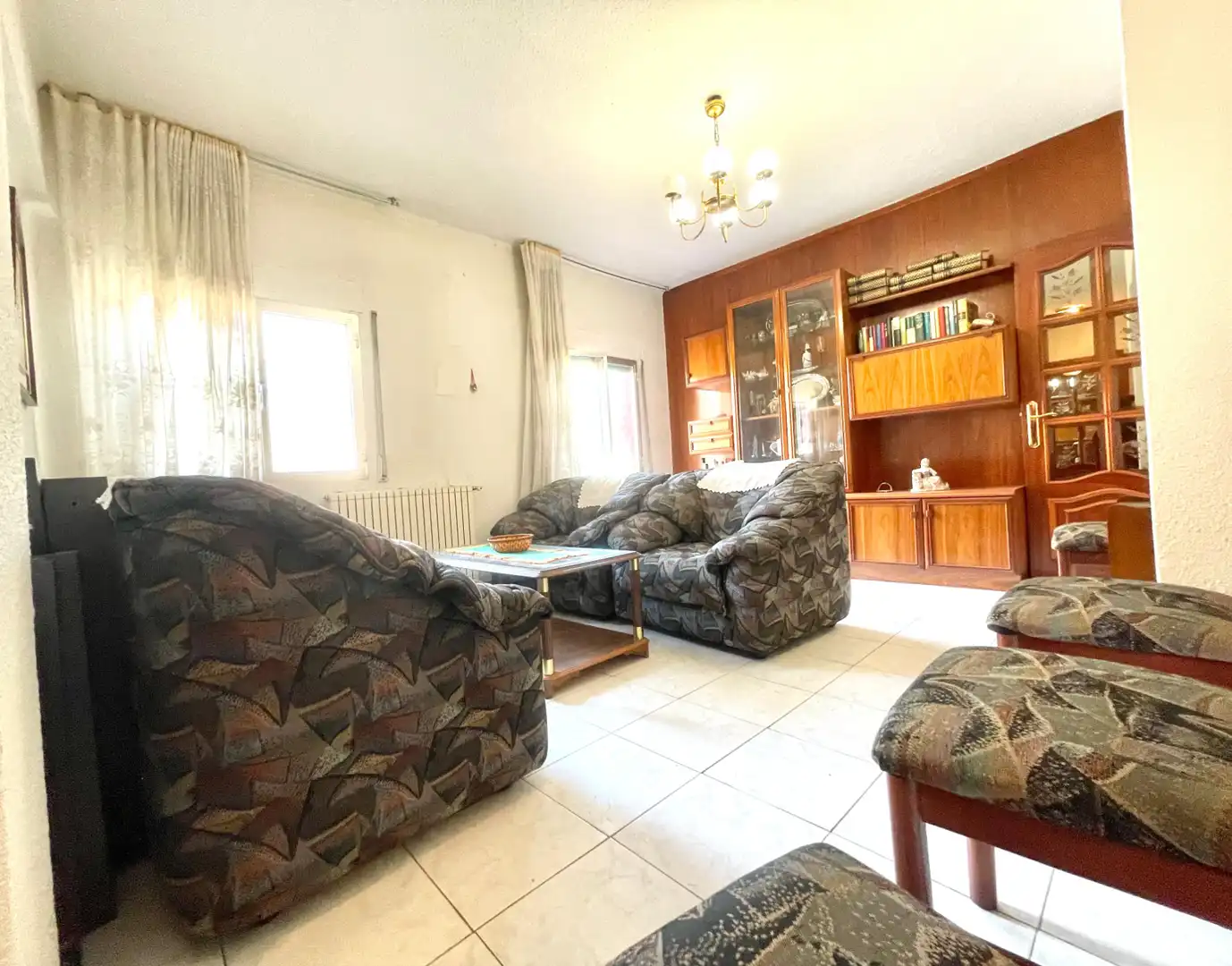 Living room of Flat for sale in Madrid  with Terrace