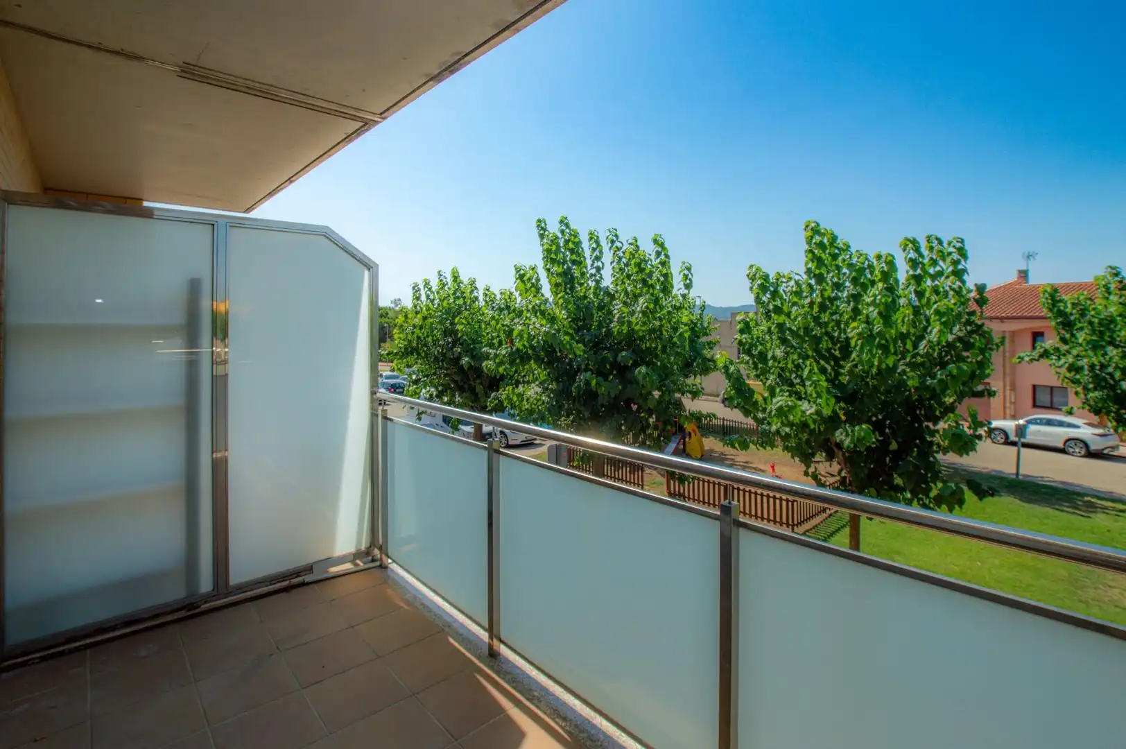 Balcony of Flat for sale in Llagostera  with Air Conditioner, Terrace and Community pool