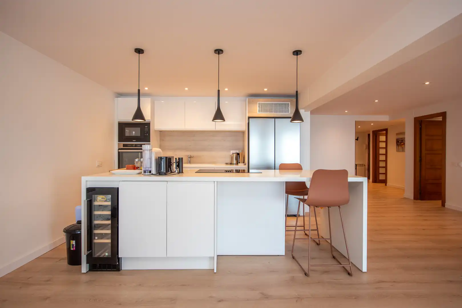 Cocina de Piso de alquiler en Sant Feliu de Guíxols con Aire acondicionado, Calefacción y Parquet