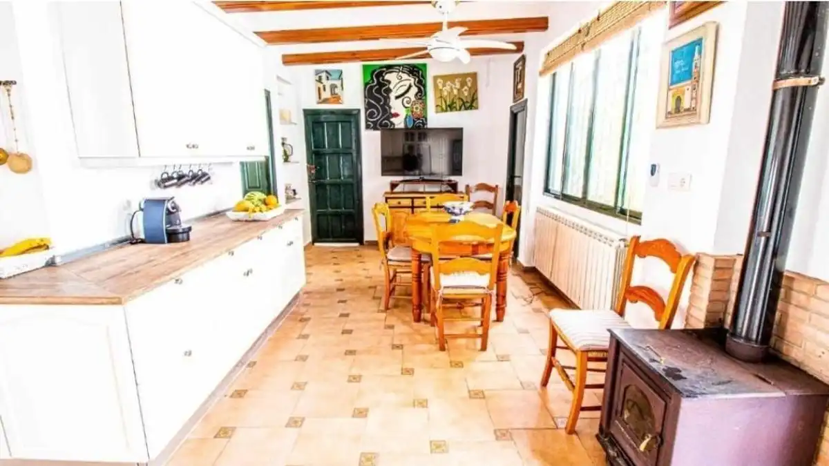 Cuina de Casa o xalet en venda en Marchena amb Aire condicionat, Calefacció i Jardí privat
