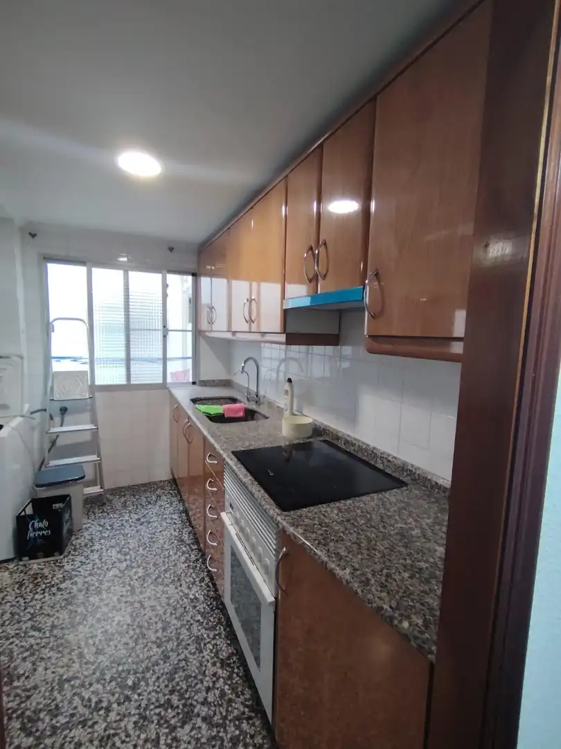 Küche von Wohnung zur Miete in Mislata mit Klimaanlage, Heizung und Balkon