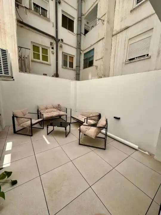 Terraza de Piso de alquiler en Valencia con Aire acondicionado, Amueblado y Horno