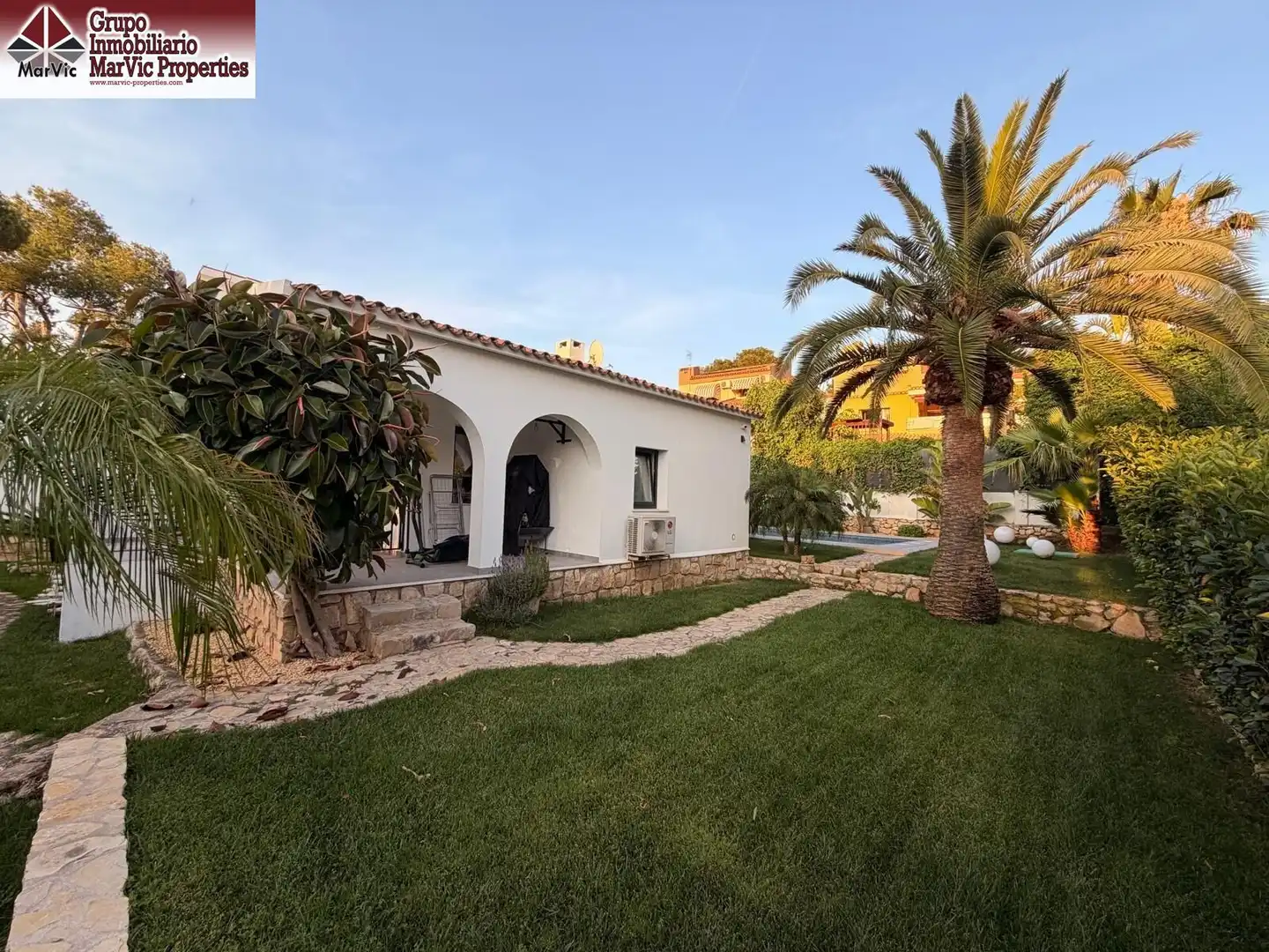 Jardín de Casa o chalet en venta en Benidorm con Aire acondicionado, Terraza y Piscina