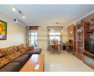 Sala d'estar de Pis de lloguer en  Almería Capital amb Aire condicionat, Terrassa i Moblat