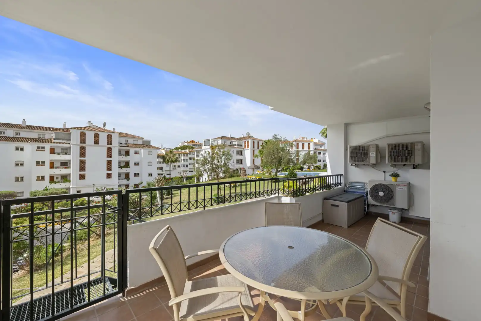 Terrace of Ground floor for sale in Mijas  with Air Conditioner, Terrace and Swimming Pool
