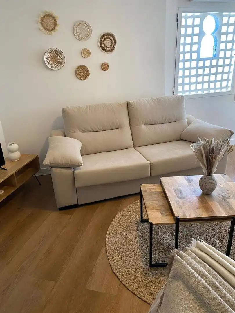 Sala de estar de Ático en venta en Mojácar con Terraza, Piscina y Amueblado