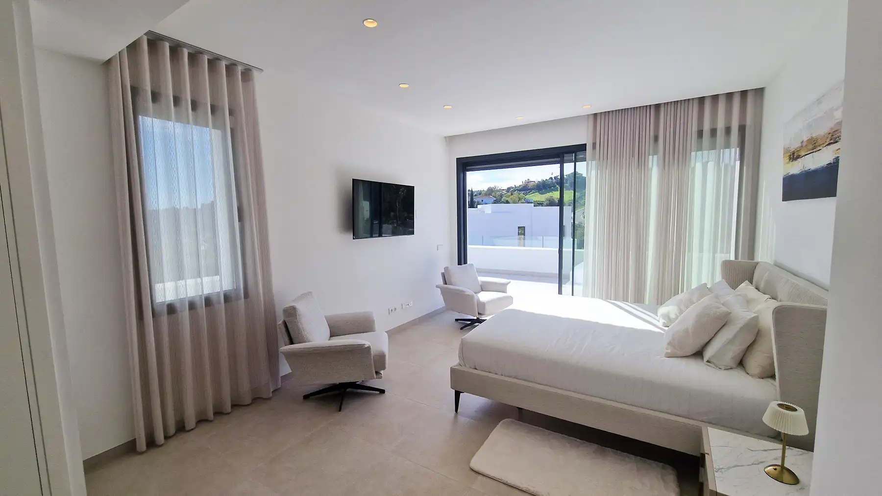 Habitación de Casa o chalet en venta en Mijas con Aire acondicionado, Jardín privado y Terraza