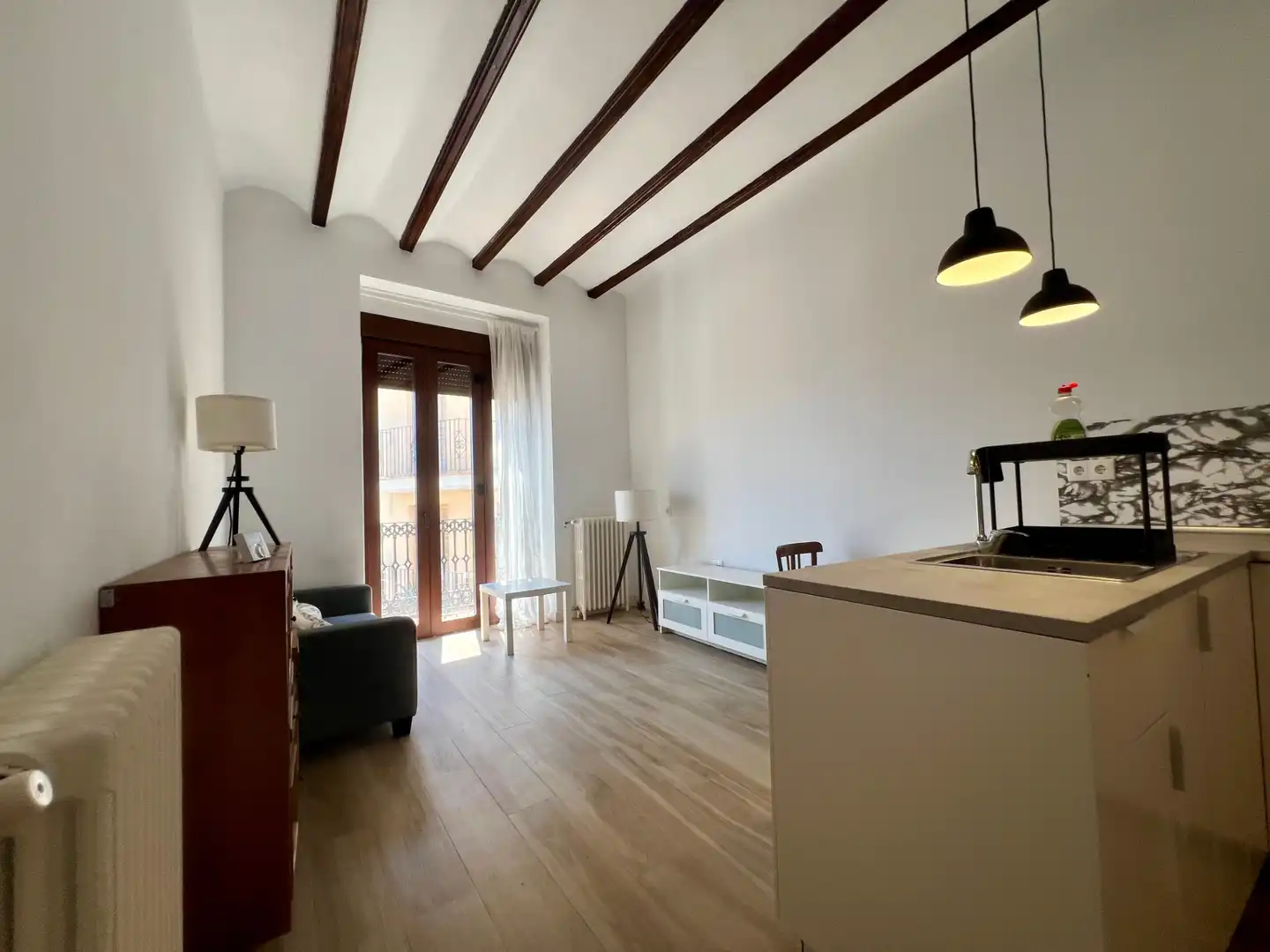 Wohnzimmer von Wohnung zur Miete in Segorbe mit Möbliert, Ofen und Waschmaschine