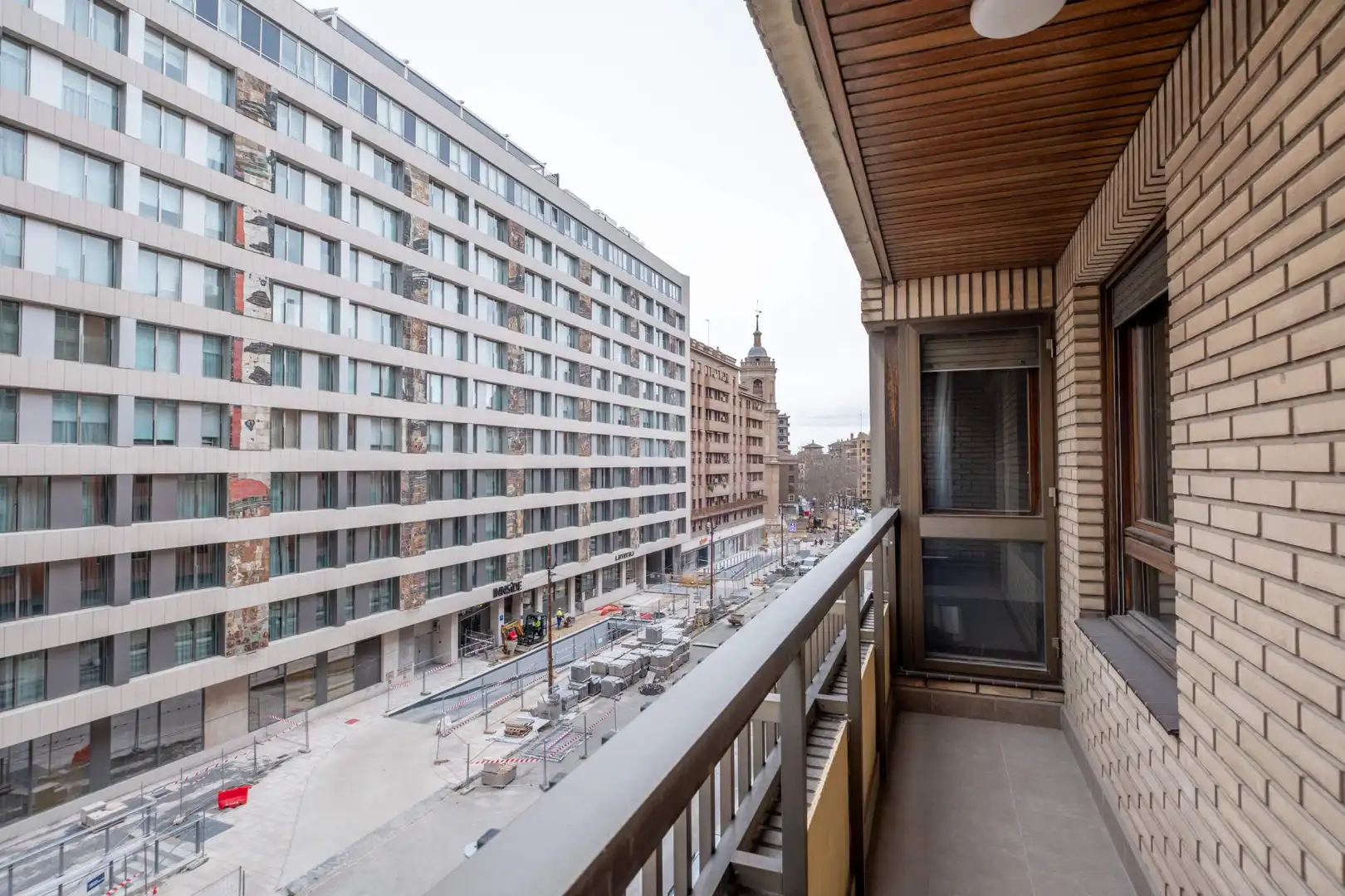 Terraza de Piso de alquiler en Zaragoza con Aire acondicionado, Calefacción y Parquet