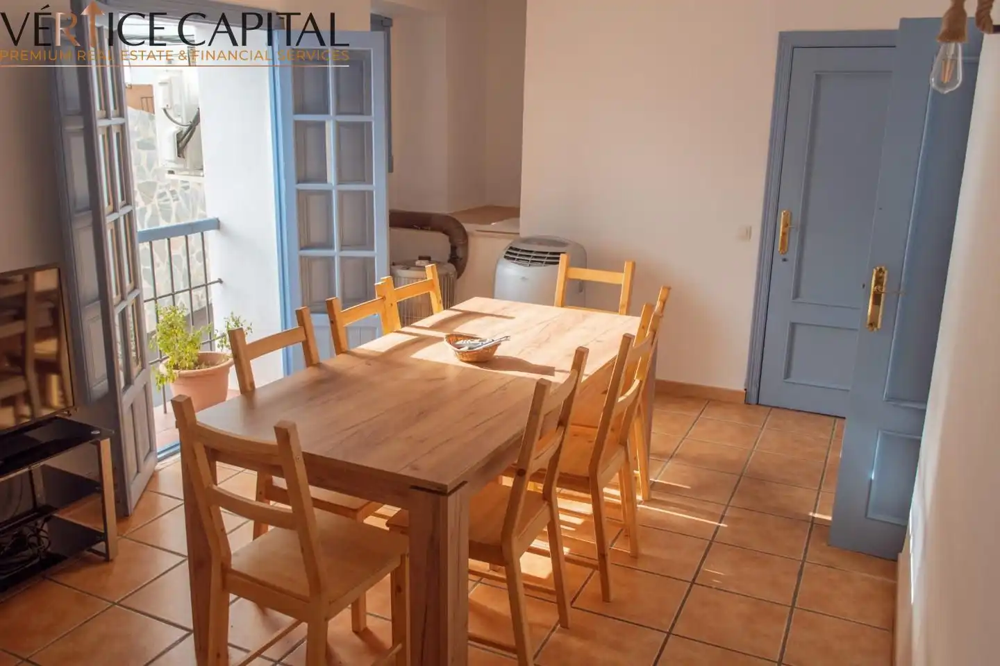 Dining room of Houses for sale in Villanueva de Algaidas  with Air Conditioner, Terrace and Swimming Pool