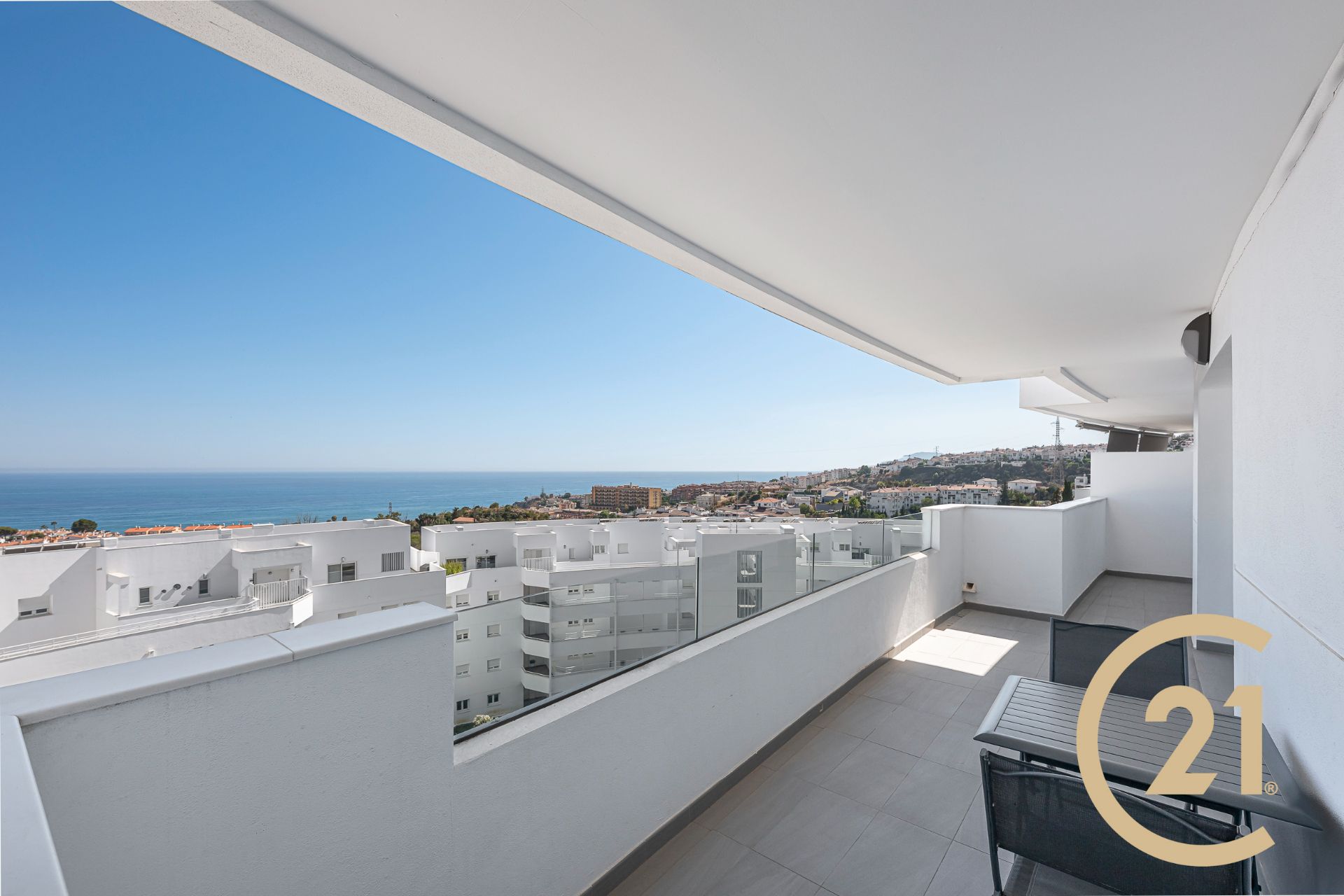 Terrace of Flat for sale in Rincón de la Victoria  with Air Conditioner, Heating and Terrace