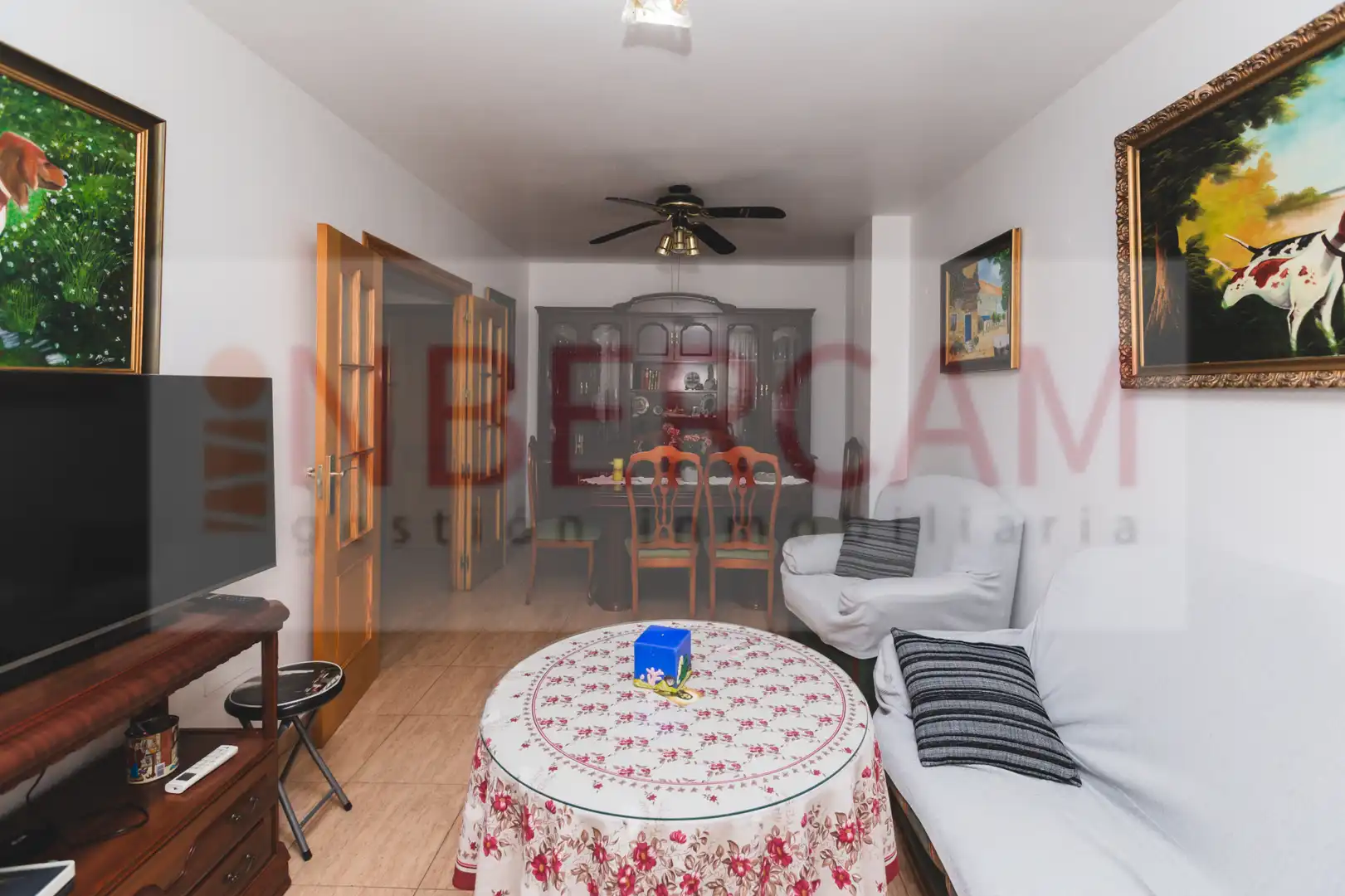 Wohnzimmer von Wohnung zum Verkauf in El Ejido mit Klimaanlage, Terrasse und Möbliert
