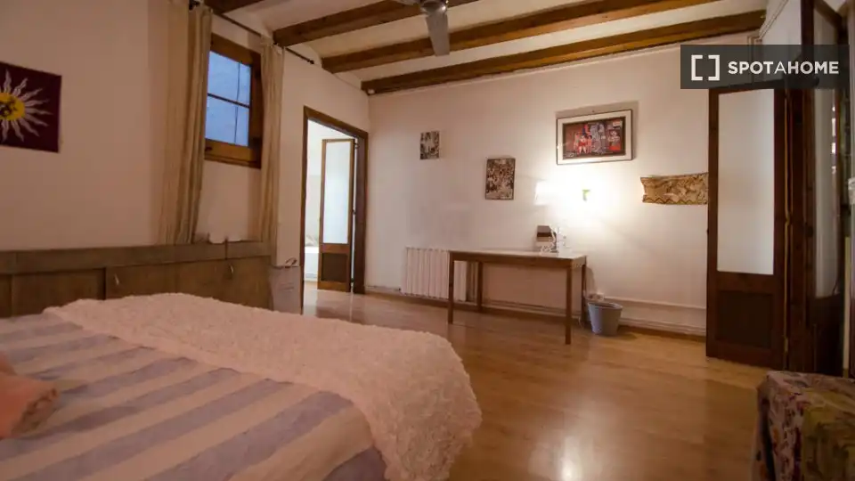 Habitación de Piso de alquiler en Barcelona con Aire acondicionado, Calefacción y Amueblado