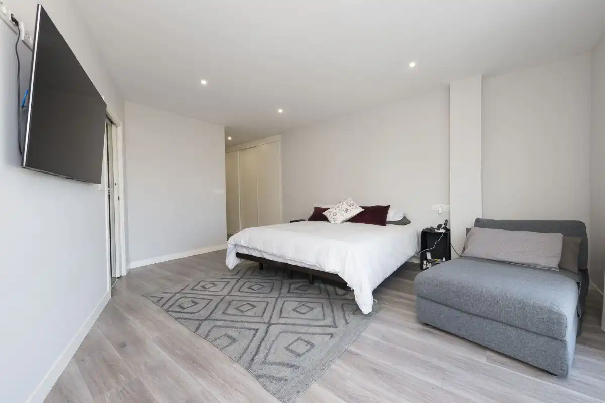 Bedroom of Flat for sale in A Coruña Capital   with Heating, Terrace and Storage room