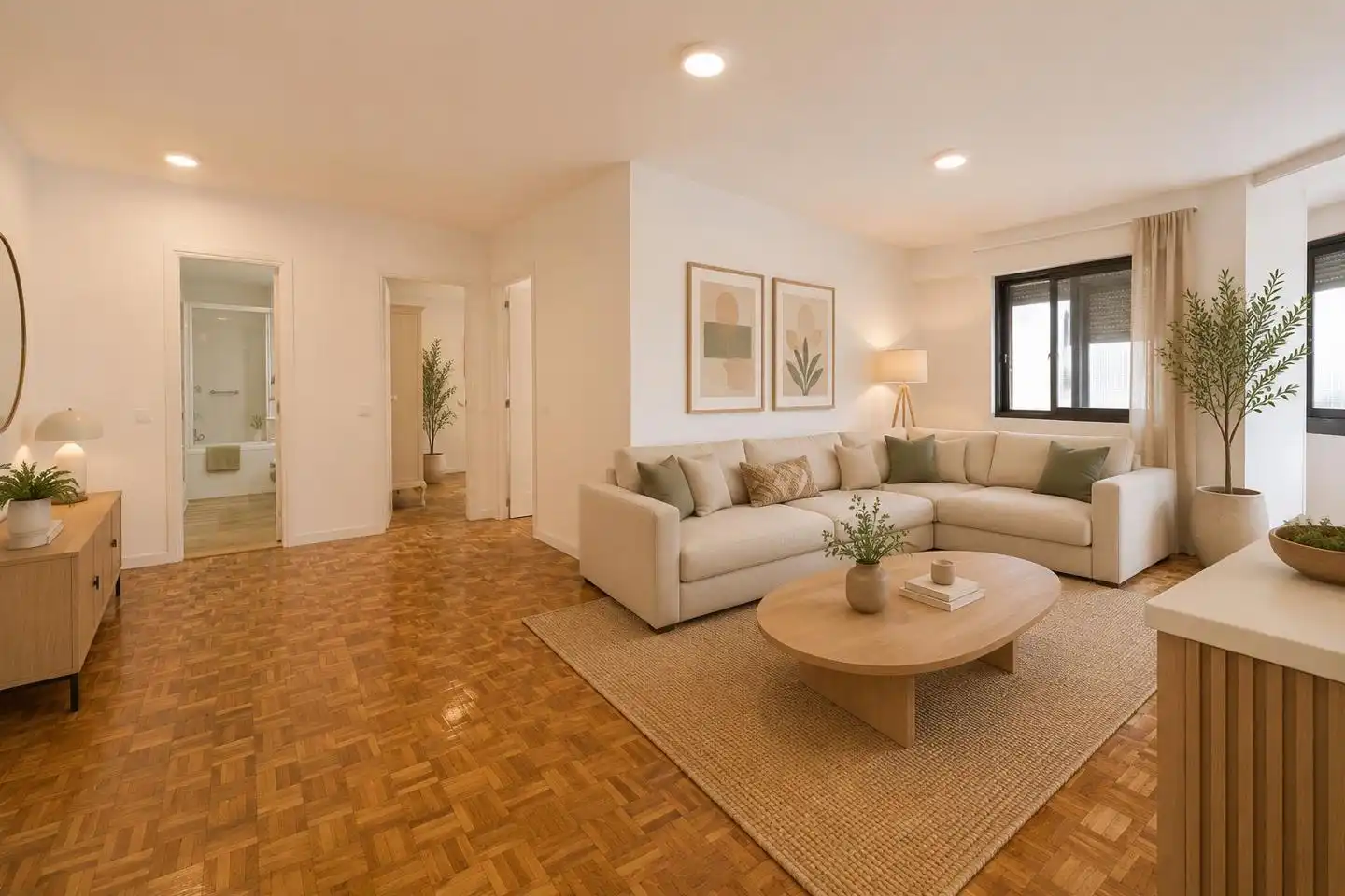 Sala de estar de Piso en venta en Madrid