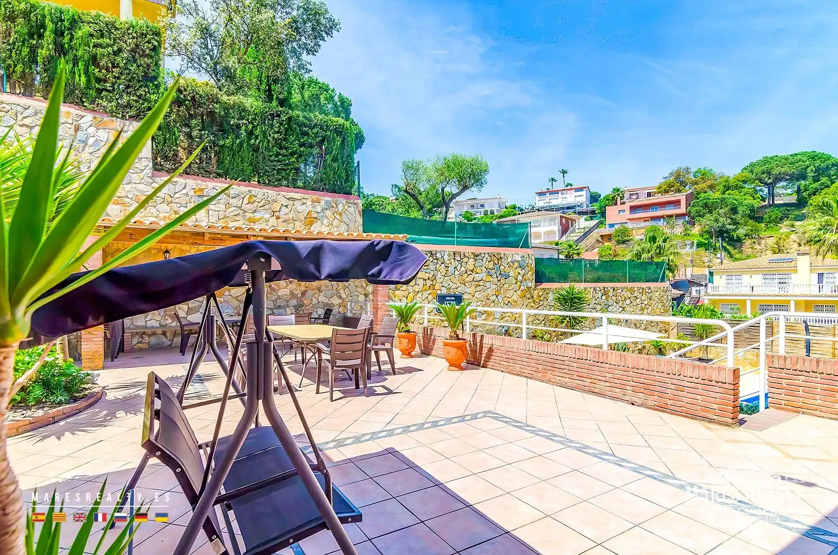 Terrassa de Casa o xalet en venda en Lloret de Mar amb Aire condicionat, Calefacció i Jardí privat