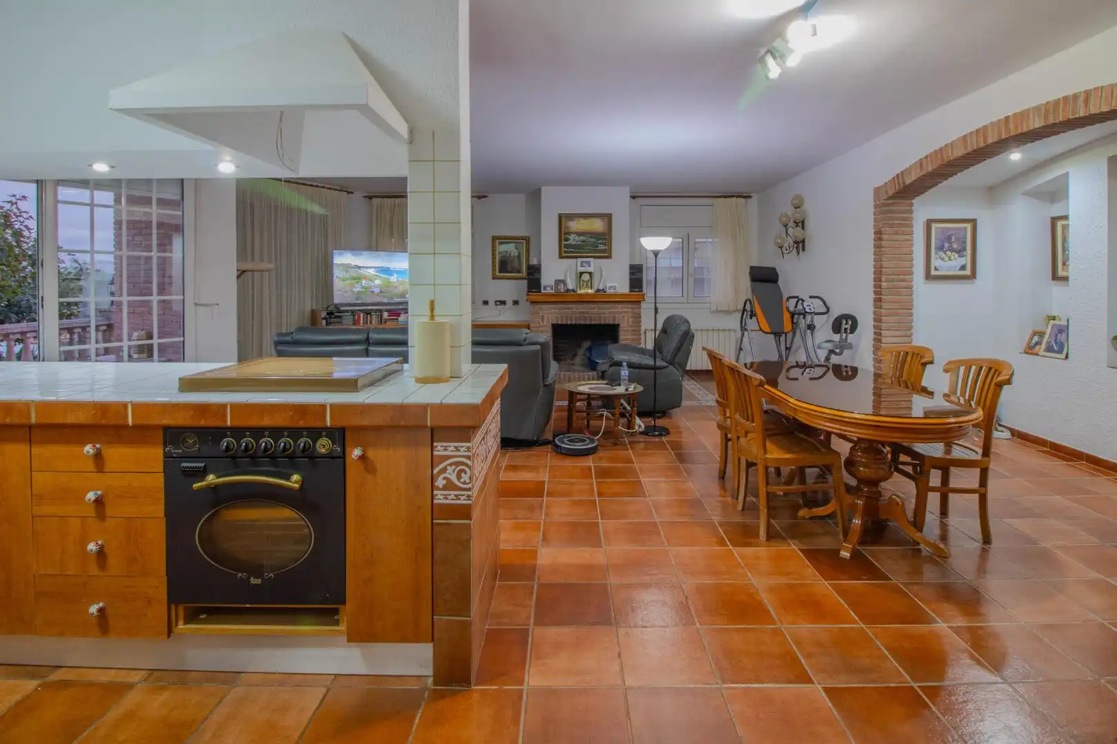 Cocina de Casa o chalet en venta en Esparreguera con Aire acondicionado, Calefacción y Jardín privado
