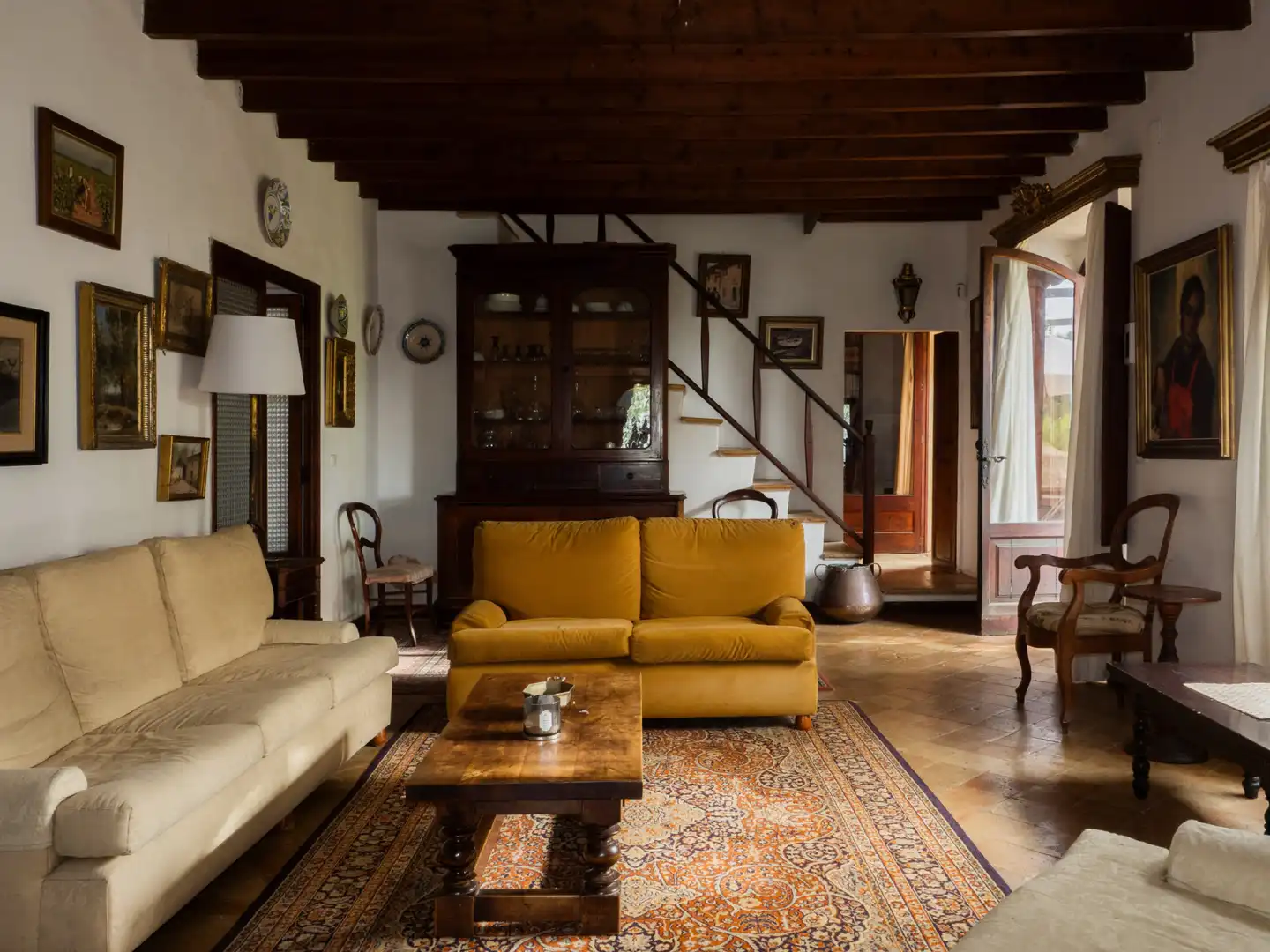 Sala d'estar de Casa o xalet en venda en Marratxí amb Calefacció, Jardí privat i Terrassa